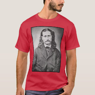 Marshal Vild Bill Hickok Gammala västern Gunfighte T Shirt