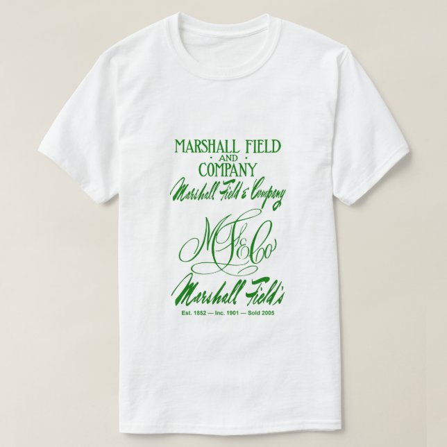 Marshall Fält 4 Logotyper T Shirt (Design framsida)
