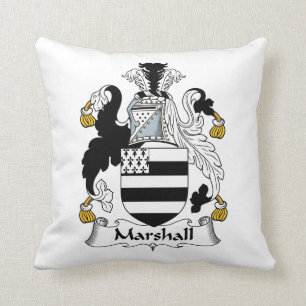 Marshall familjvapensköld kudde