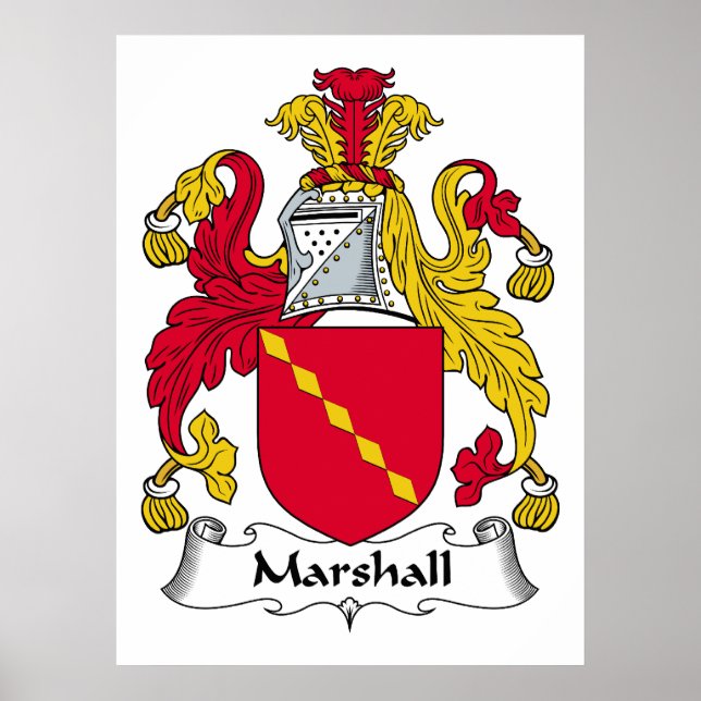 Marshall Family Crest Poster (Framsidan)
