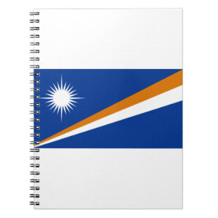 Marshall Islands Flagga Anteckningsbok