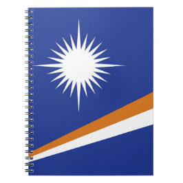Marshall Islands flagga Anteckningsbok