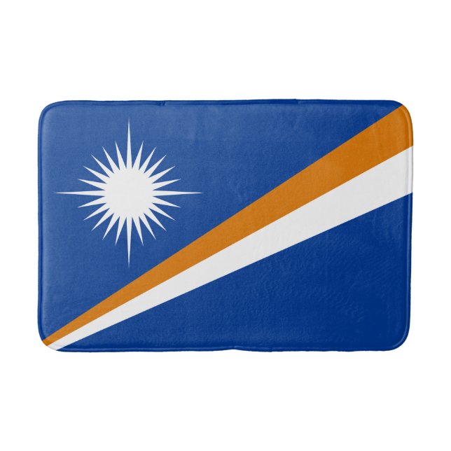 Marshall Islands Flagga Badrumsmatta (Framsidan)