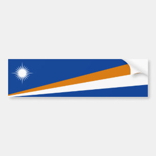 Marshall Islands Flagga Bildekal