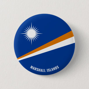 Marshall Islands Flagga Charming Patriotic Knapp