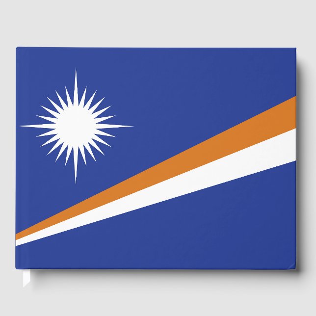 Marshall Islands flagga Gästböcker (Framsida)