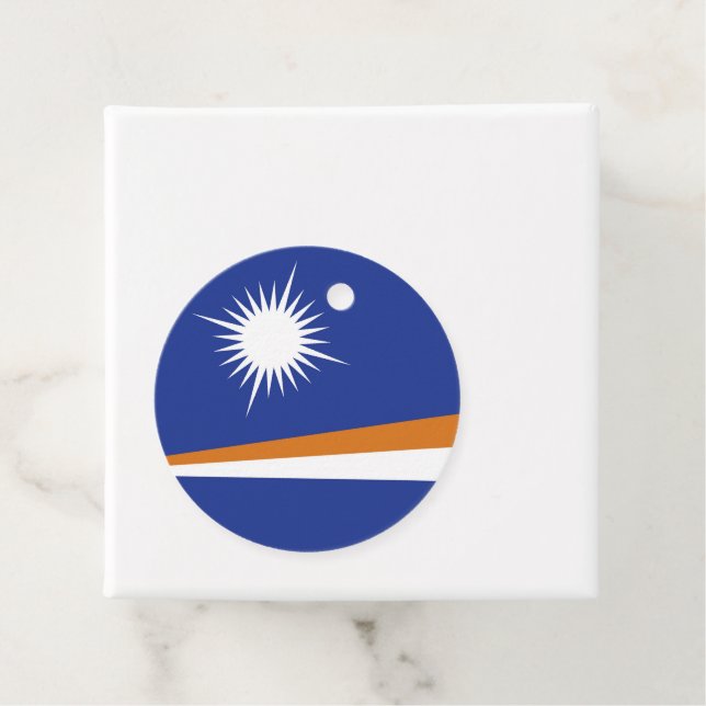 Marshall Islands flagga Gåvor Etiketter (På plats)