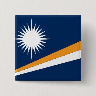 Marshall Islands Flagga Knapp