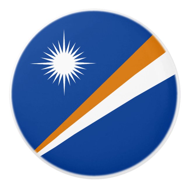 Marshall Islands Flagga Knopp (Framsidan)