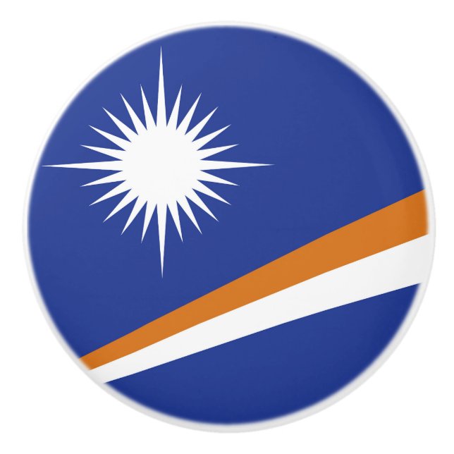 Marshall Islands flagga Knopp (Framsidan)