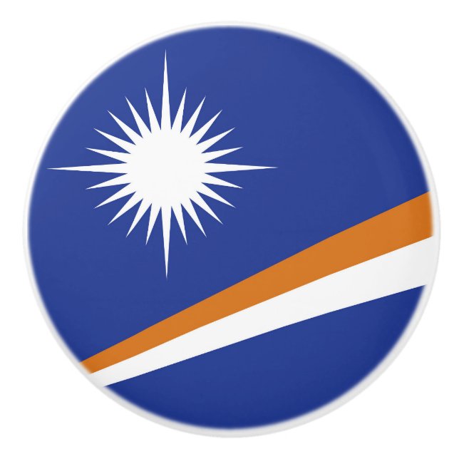 Marshall Islands flagga Knopp (Framsidan)