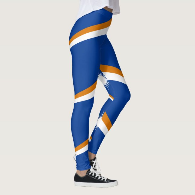 Marshall Islands Flagga Leggings (Höger)