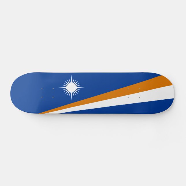 Marshall Islands Flagga Mini Skateboard Bräda 18,5 Cm (Horz)