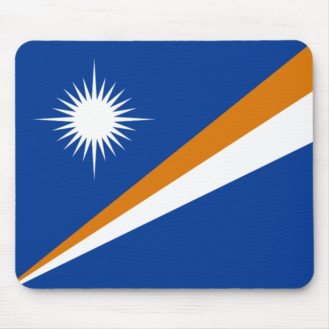 Marshall Islands Flagga Musmatta (Framsidan)