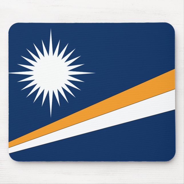 Marshall Islands Flagga Musmatta (Framsidan)