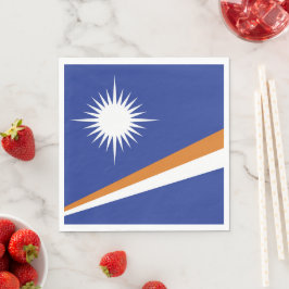 Marshall Islands flagga Pappersservett