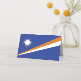 Marshall Islands flagga Placeringskort