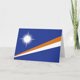 Marshall Islands flagga Tack Kort
