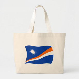 Marshall Islands Flagga Tote Bag Jumbo Tygkasse