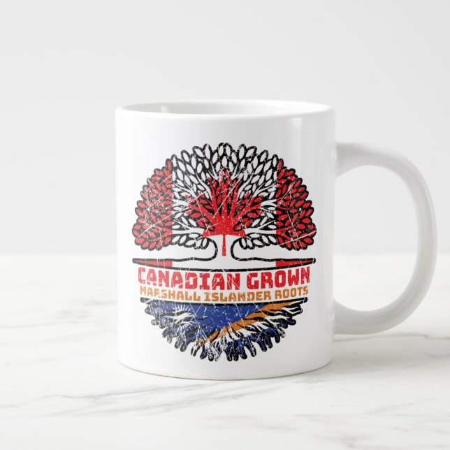 Marshall Islands Marshall Islander Canadian Kanada Jumbo Mugg (Höger)