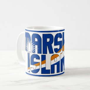 Marshall Islands National Flagga Patriotic Kaffemugg