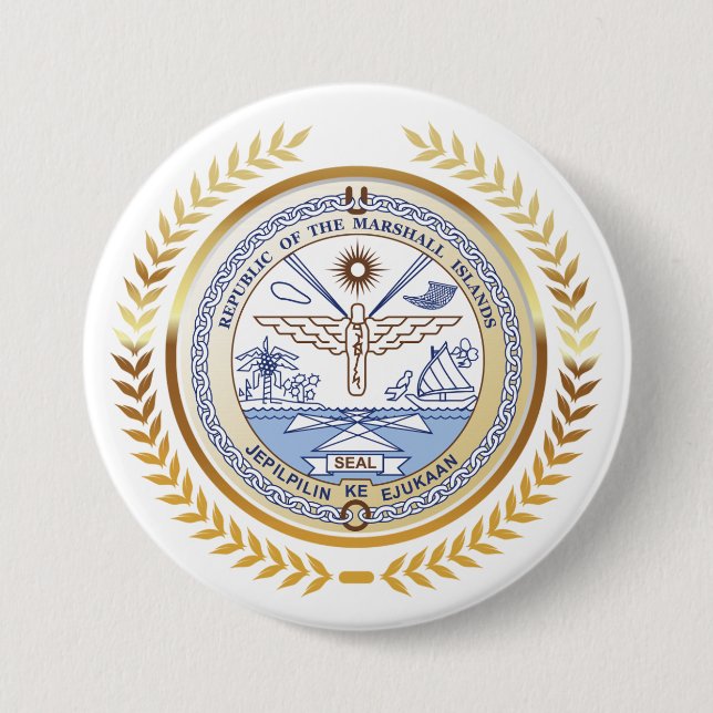 Marshall Islands Seal Knapp (Framsida)