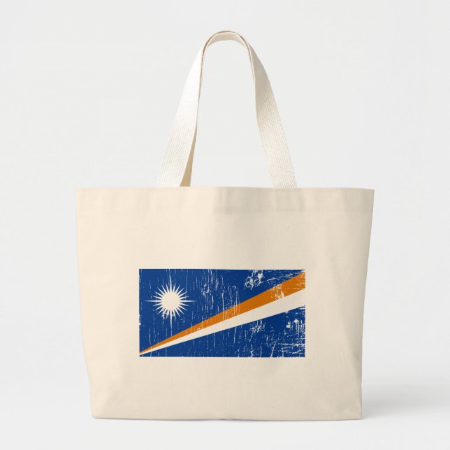 Marshall Islands Tote Bag Jumbo Tygkasse (Framsidan)