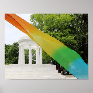 Marshall Michigan Pride Regnbåge Poster