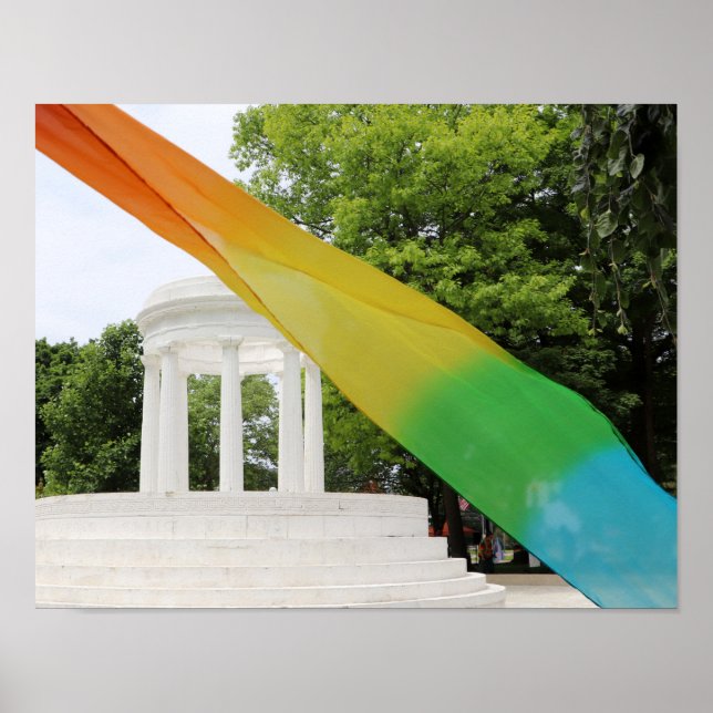 Marshall Michigan Pride Regnbåge Poster (Framsidan)