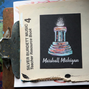 Marshall Michigans fontän Vykort