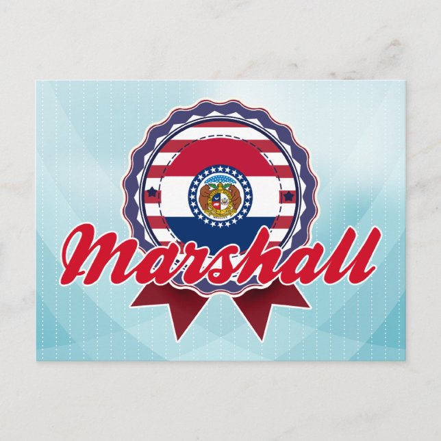 Marshall, MO Vykort (Framsida)