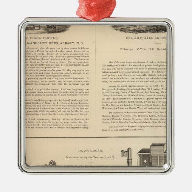 Marshall och Wendell, producenter Julgransprydnad Metall (Framsidan)