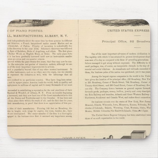 Marshall och Wendell, tillverkare Musmatta (Framsidan)