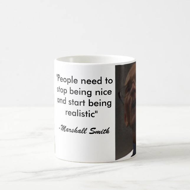 Marshall önskar att du ska dricka honom kaffemugg (Center)