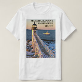 Marshall pekar fyren, den portClyde Maine tShirten T-shirt