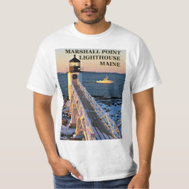 Marshall pekar fyren, den portClyde Maine tShirten T-shirt