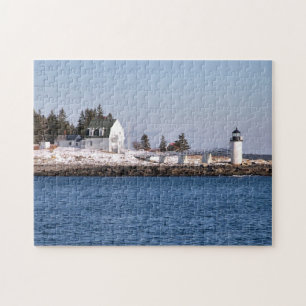 Marshall pekar fyren, port Clyde Maine Pussel