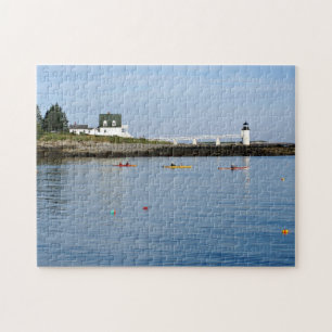 Marshall pekar fyren, port Clyde Maine Pussel