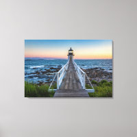 Marshall Point fyr vid Sunset