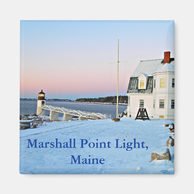 Marshall Point Light, Maine Magnet (Framsidan)
