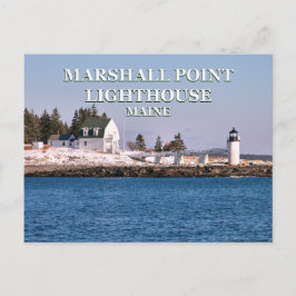 Marshall Point Light, Maine vycard Vykort
