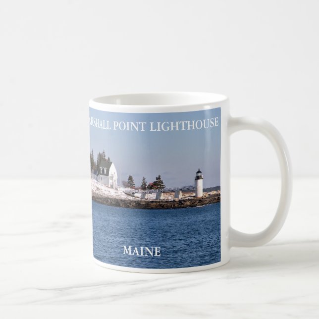 Marshall Point Light, Port Clyde Maine Kaffemugg (Höger)