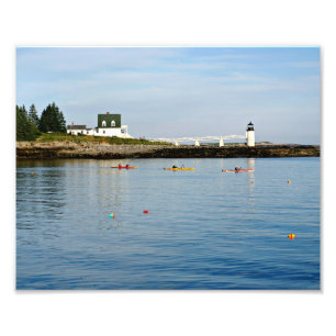 Marshall Point Lighthouse Maine Photo Print Fototryck
