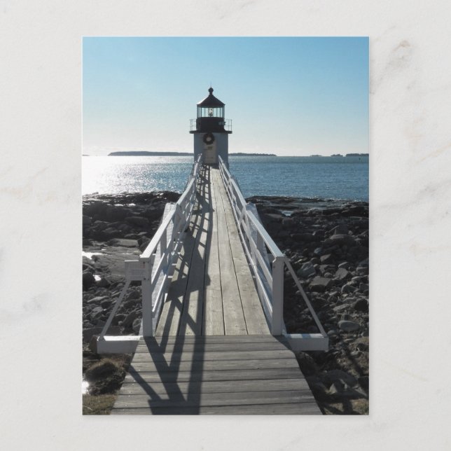Marshall Point Lighthouse Vykort (Framsida)
