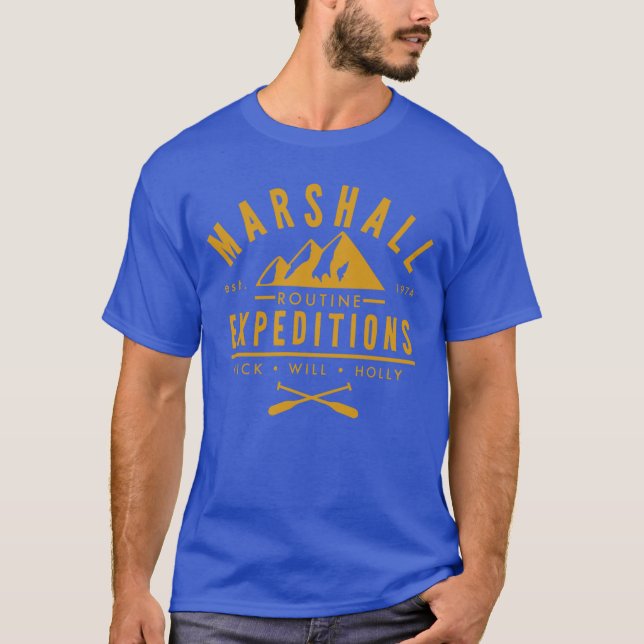 Marshall Routine Epeditions vintage T Shirt (Framsida)