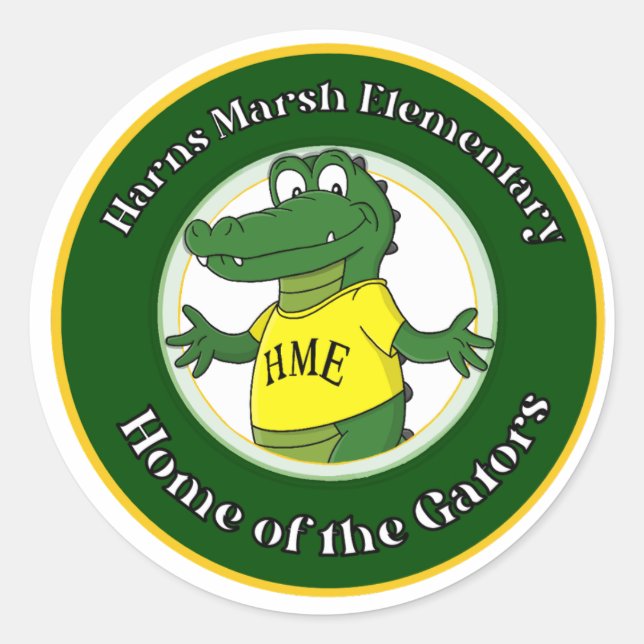 Marshall Stickers Runt Klistermärke (Framsida)