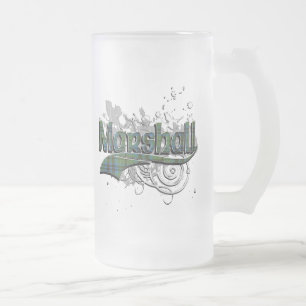 Marshall Tartan Grunge Frostat Ölglas