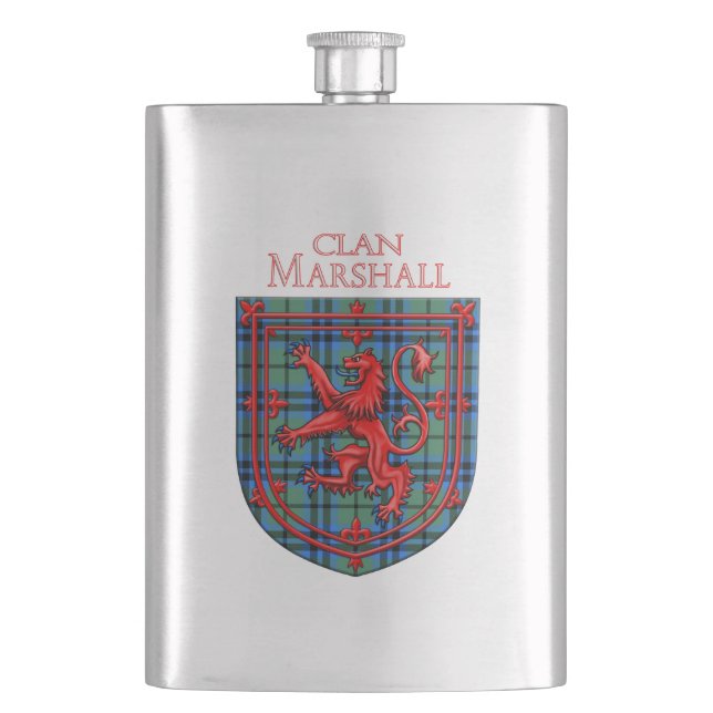 Marshall Tartan Scottish Plaid Lion Rampant Fickplunta (Framsidan)