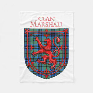 Marshall Tartan Scottish Play Lejonare Rampant Fleecefilt