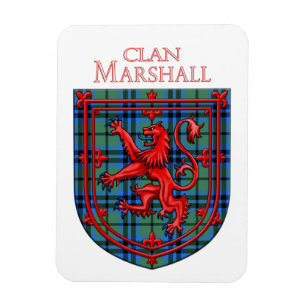Marshall Tartan Scottish Play Lejonare Rampant Magnet